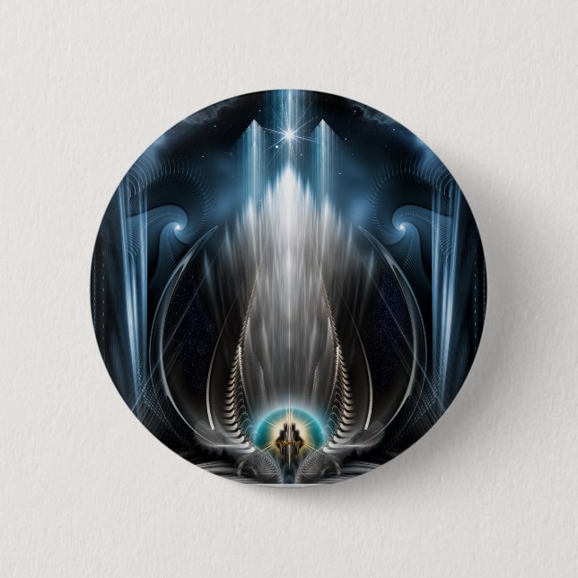 Ice-Vision der Kaiserlichen Digitalen Kunst Button (Vorderseite)