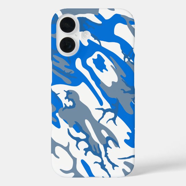 Ice Water Blue Camouflage Telefoncase title_seo2 (Rückseite)