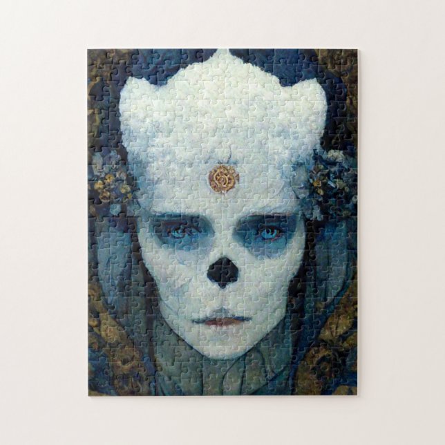 Ice Witch Fantasy Sci-Fi Kunst (Vertikal)