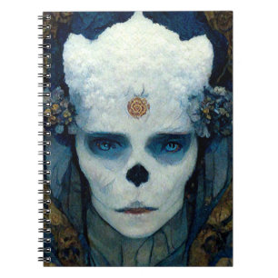 Ice Witch Fantasy Sci-Fi Kunst Notizblock