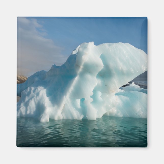 Iceberd in Palander Bay, Norwegen Magnet (Vorne)