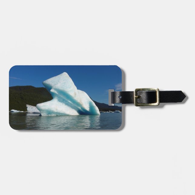 Iceberg am Mendenhall See in Alaska Gepäckanhänger (Vorderseite horizontal)