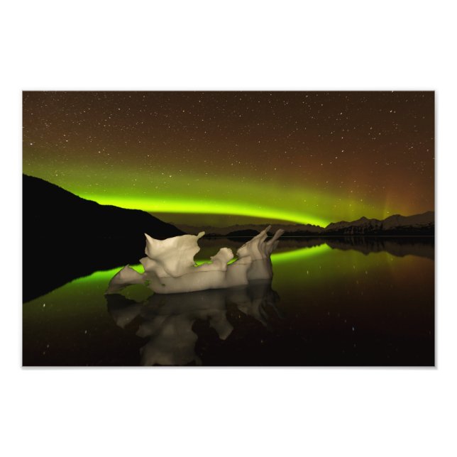 Iceberg Aurora Fotodruck (Vorne)