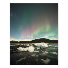 Iceberg Aurora Fotodruck