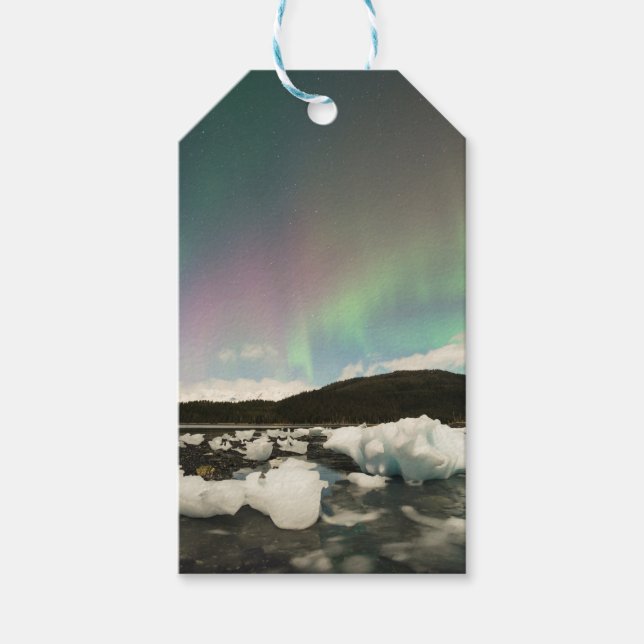 Iceberg Aurora Geschenkanhänger (Vorderseite)