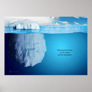 Iceberg Chiropraktisches Poster