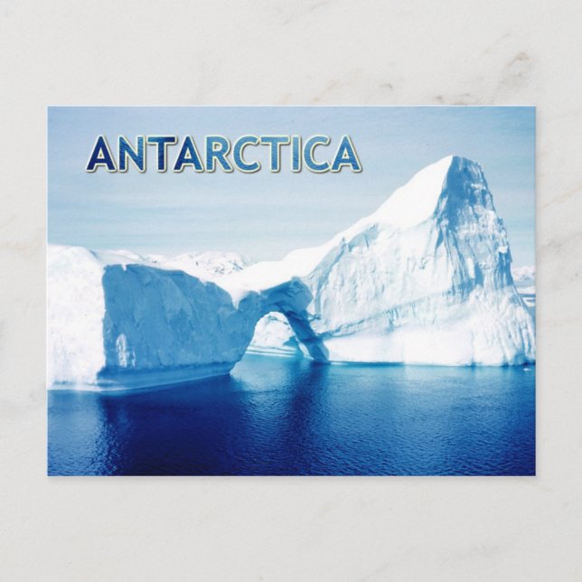 Iceberg in Gerlache Strait, Antarktis Postkarte (Vorderseite)