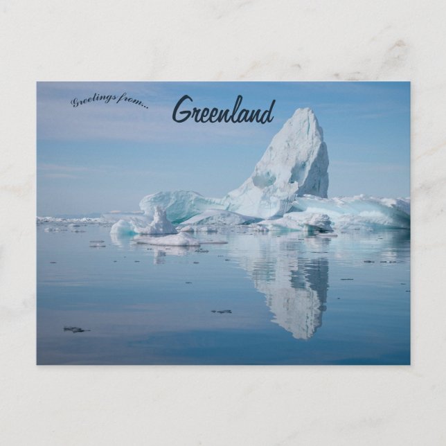 Iceberg in Ilulissat Greenland Postkarte (Vorderseite)