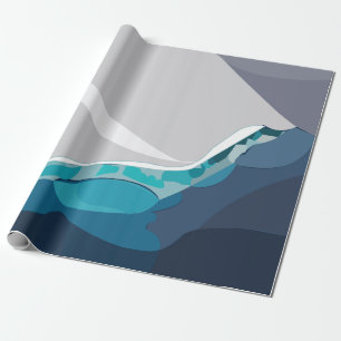 Iceberg Ocean Landscape Geschenkpapier