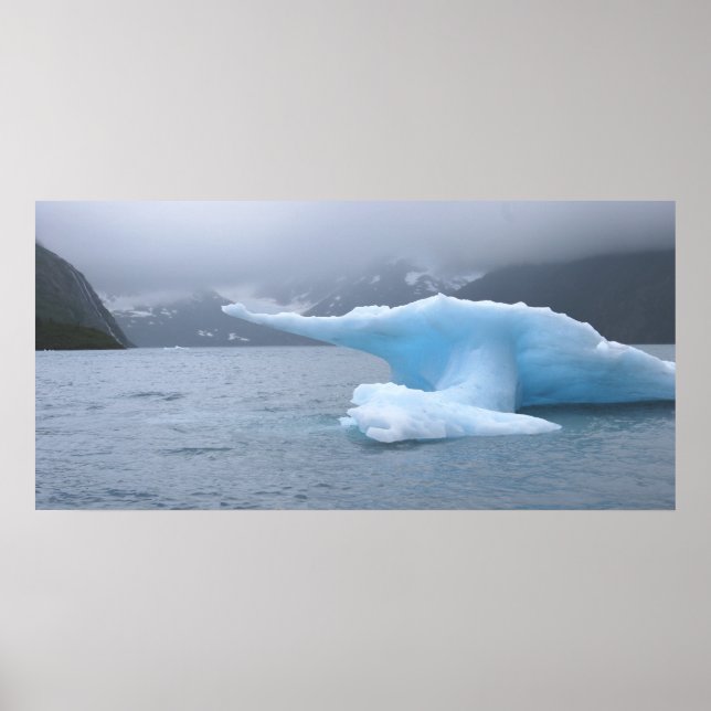 Iceberg, Whittier, AK Poster (Vorne)