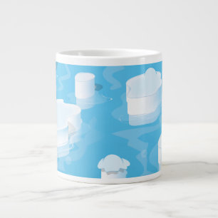 Icebergs Jumbo-Tasse