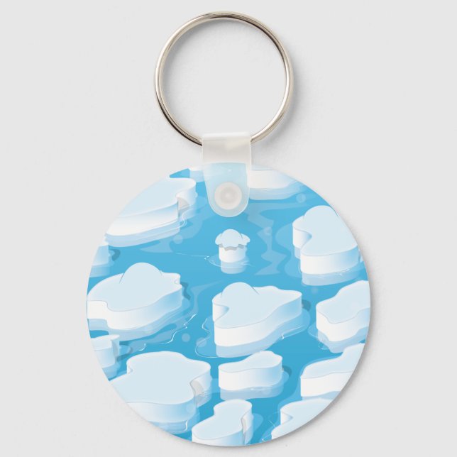 Icebergs Schlüsselanhänger (Vorderseite)