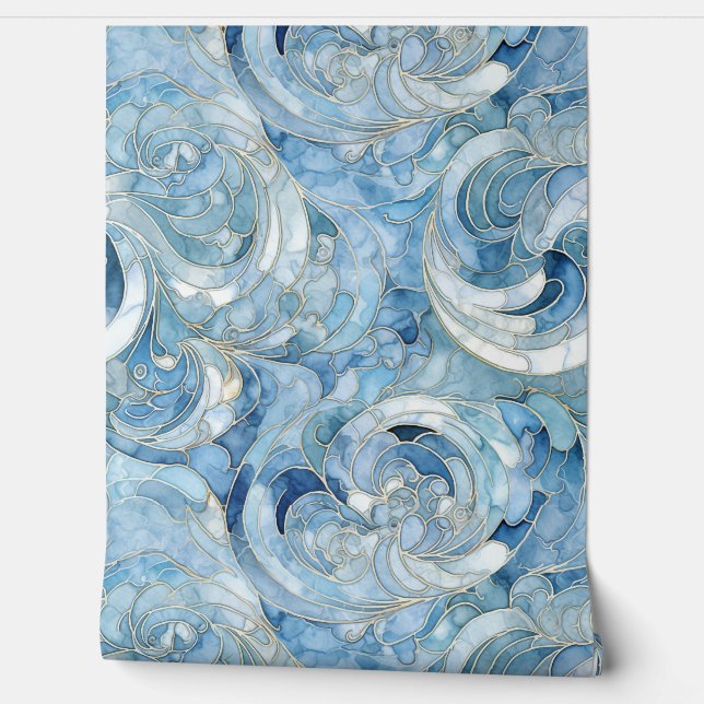 Icebound Fantasy Realm Winter Tapete (Abrollen)