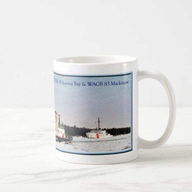 Icebreaking St. Mary's River Tasse (Rechts)