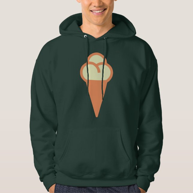 Icecream-Symbol Hoodie (Vorderseite)