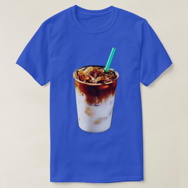 Iced Almond Milk Latte T-Shirt (Design vorne)