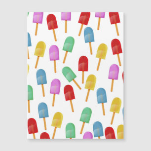 Iced Lolly pattern Magnetkarte