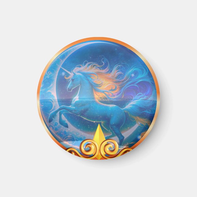 Iced Unicorn Magnet (Vorne)