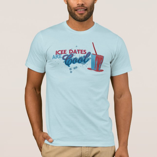 icee Daten sind cool (Typen) T-Shirt (Vorderseite)