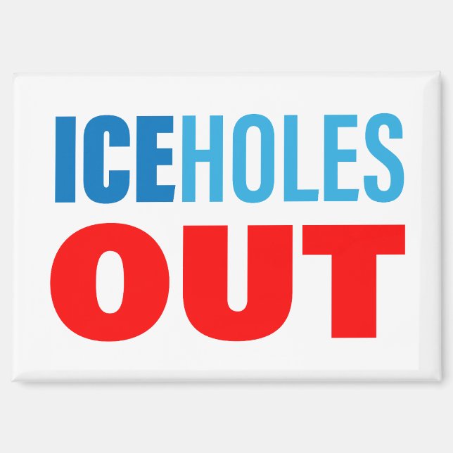 ICEholes OUT Magnet (Vorderseite)