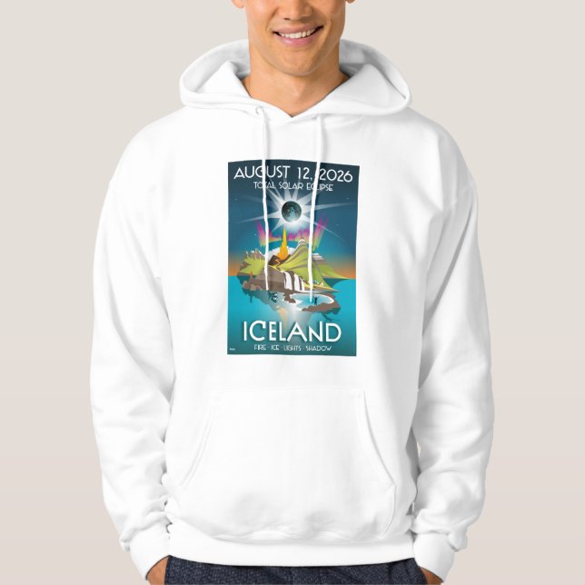 Iceland eclipse 2026 - hoodie  (Vorderseite)