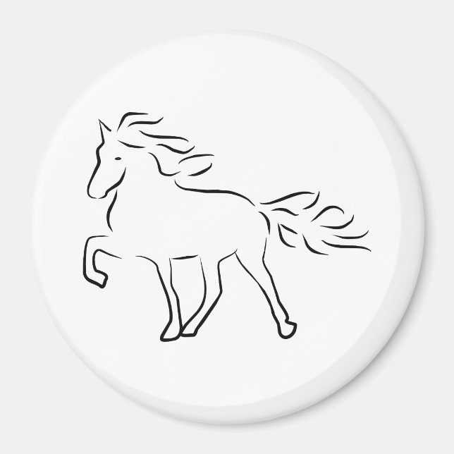 iceland horse magnet (Vorne)