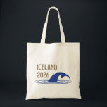 Iceland Logo with Whale Tail for client Tragetasche<br><div class="desc">Tote for client.</div>