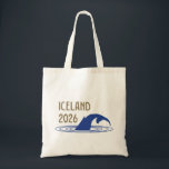 Iceland Logo with Whale Tail for client Tragetasche<br><div class="desc">Tote for client.</div>