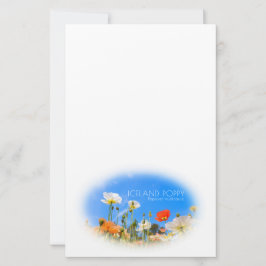 Iceland Poppy Briefpapier