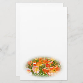 Iceland Poppy Briefpapier