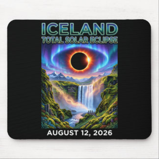 Iceland Total Solar Eclipse 2026 Totality Chaser Mousepad