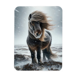 Icelandic Horse In its Element Magnet