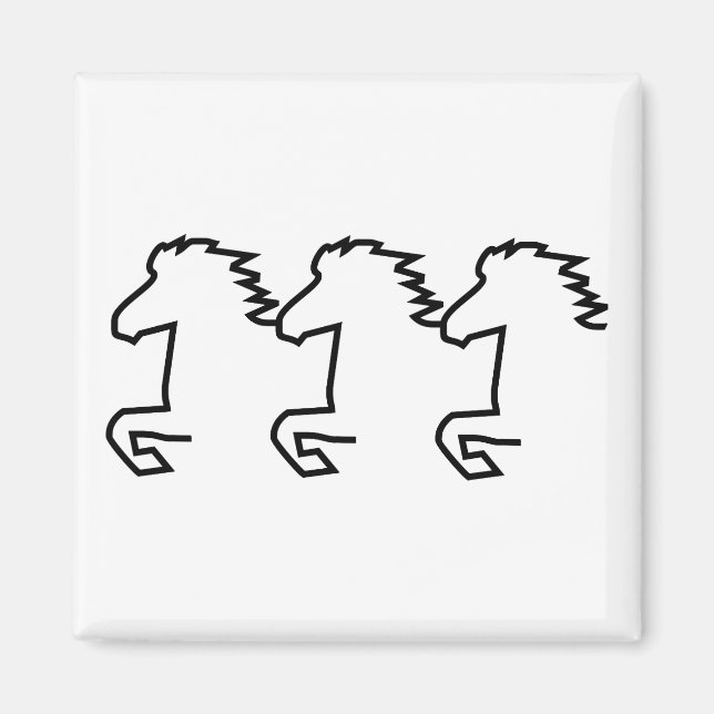 Icelandic Horse Magnet (Vorne)
