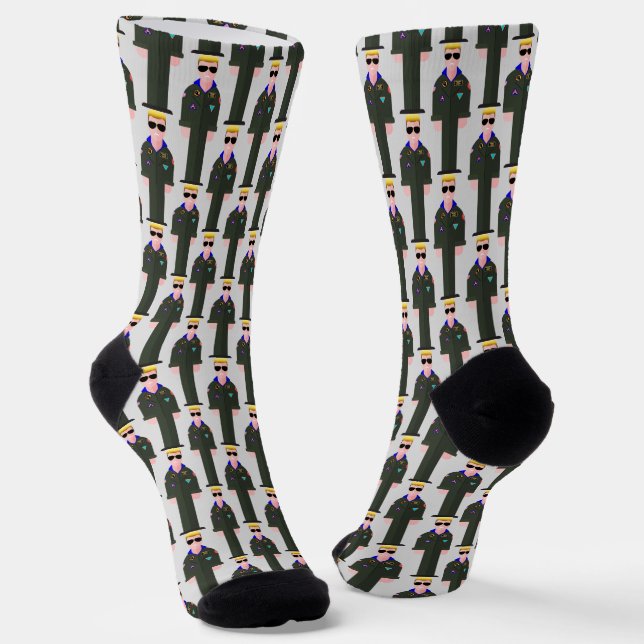 Iceman – 80s Icon Pattern Crew Socks Socken (Gewinkelt)