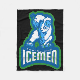 Icemen Cradle Rock Hockey Kontinentale Hockey-Liga Fleecedecke