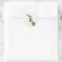 Icey Blätter - Gemütlicher Sticker für botanische