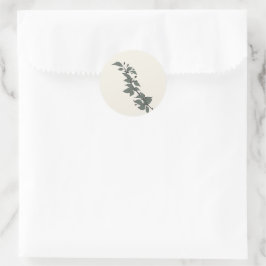 Icey Blätter - Gemütlicher Sticker für botanische 