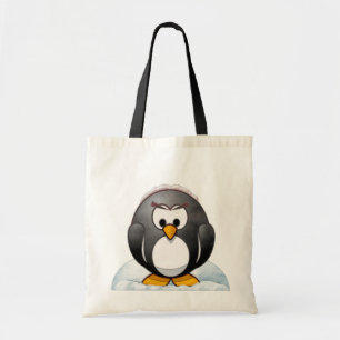 Icey Penguin Cartoon Tragetasche