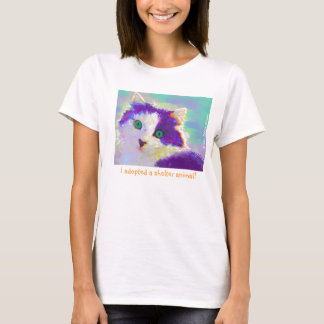 Ich adoptierte ein Schutztier T-Shirt