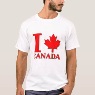 Ich Ahornblatt Kanada Hemd kanadischer Stolz T-Shirt