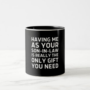 Ich als Schwiegersohn zu haben, ist wirklich die e Zweifarbige Tasse