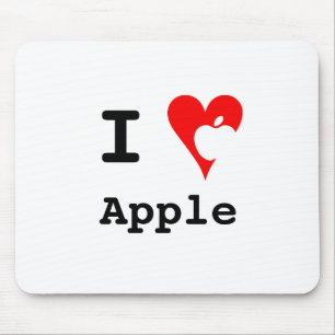 "Ich ♥ Apple" Mousepad