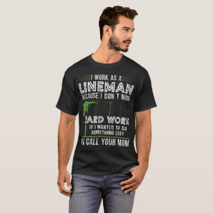 Ich arbeite als Störungssucher weil T-Shirt
