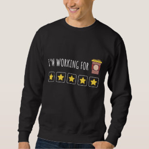 Ich arbeite für Kaffee - Token Board ABA Verhalten Sweatshirt