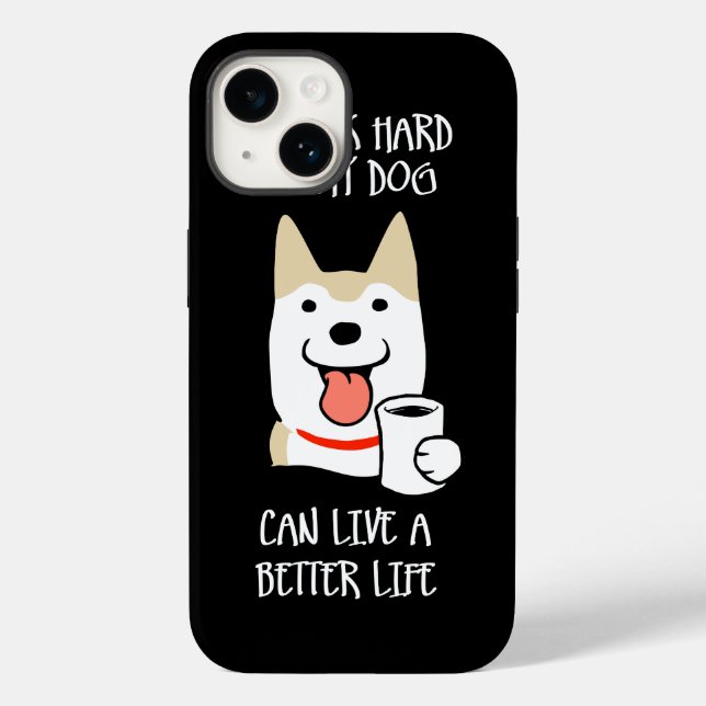 Ich arbeite hart Case-Mate iPhone 14 hülle (Rückseite)