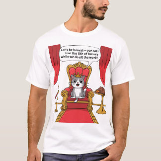 Ich arbeite hart, damit meine Katze ein besseres L T-Shirt