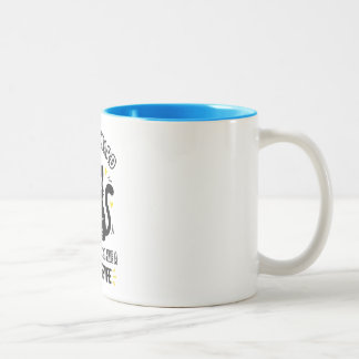 Ich arbeite hart, damit meine Katze ein besseres L Zweifarbige Tasse