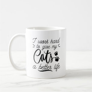 Ich arbeite hart kaffeetasse