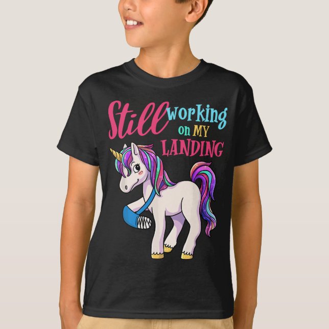 Ich arbeite immer noch an meiner Landungsverletzun T-Shirt (Vorderseite)