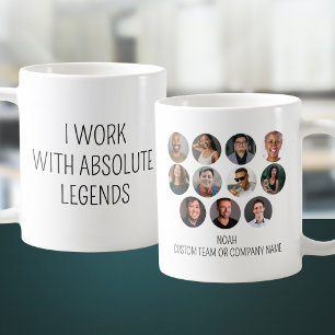 Ich arbeite mit Absolute Legends 11 Foto Office Te Kaffeetasse